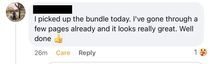 Comment: I picked up the bundle today and it looks really great