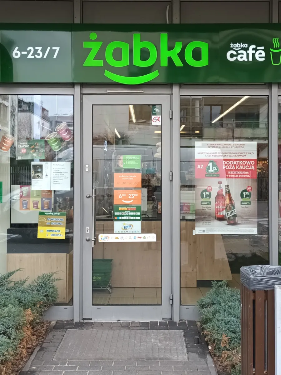Żabka convenience store in Warsaw